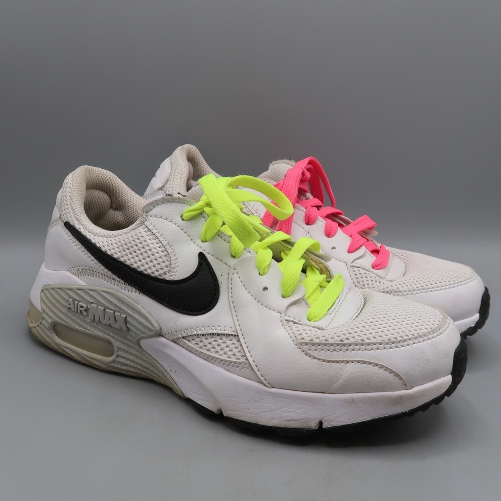 Nike‎ Air Max Excee Womens Athletic Shoes 8.5 White Black CD5432-101